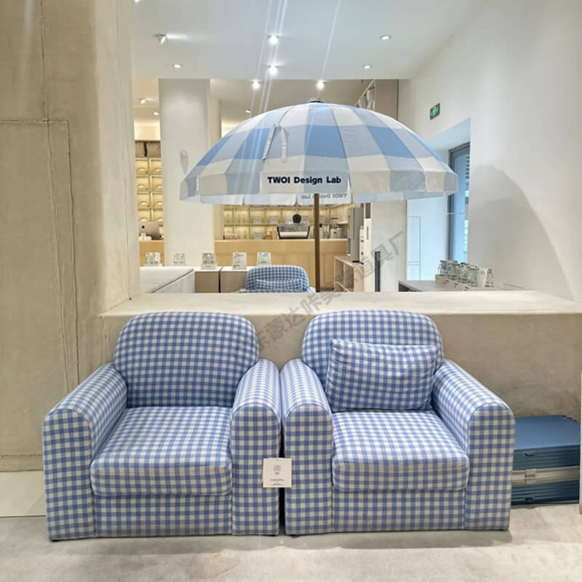 Dreamy Checkered Sofa