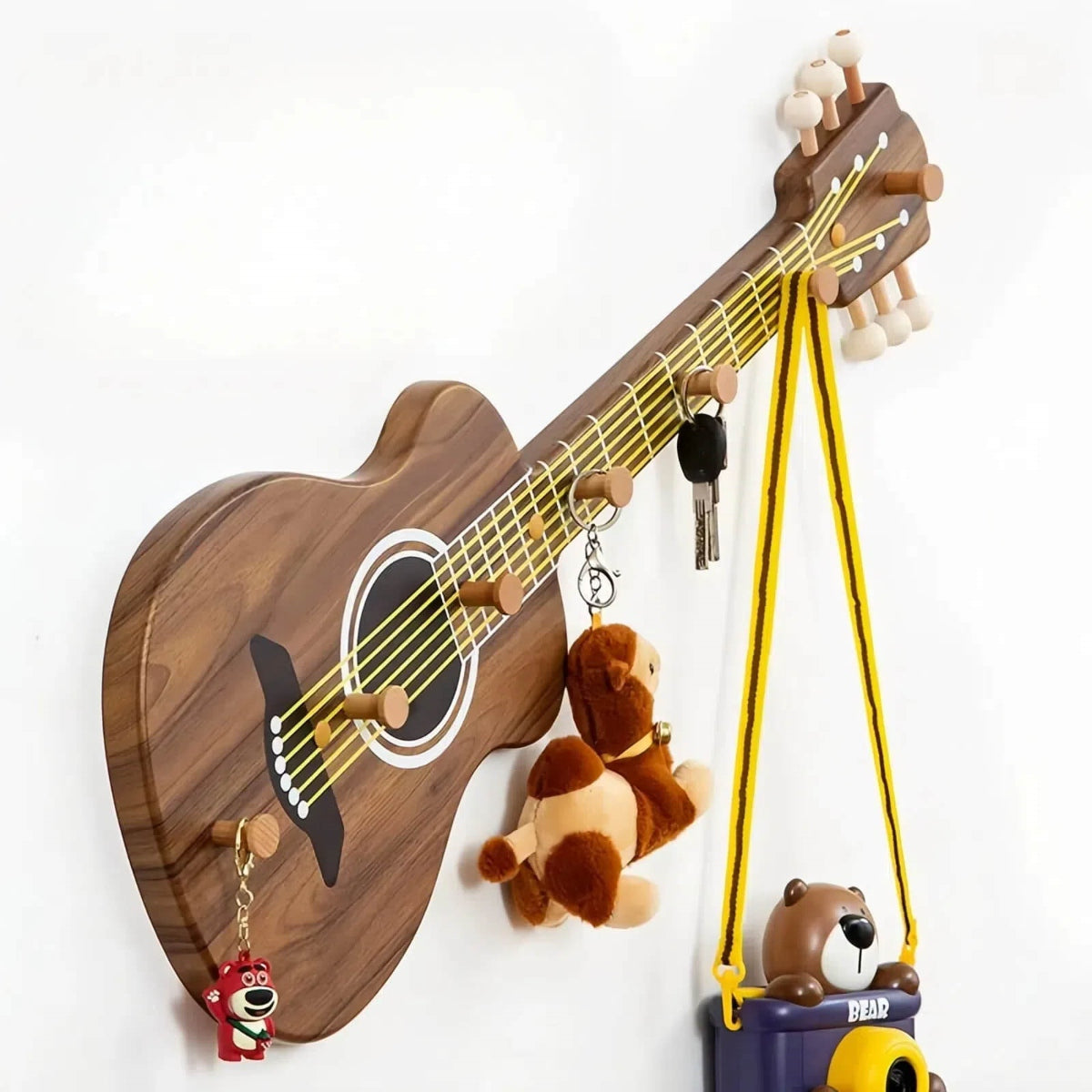 Harmony Guitar-Shaped Wall Rack