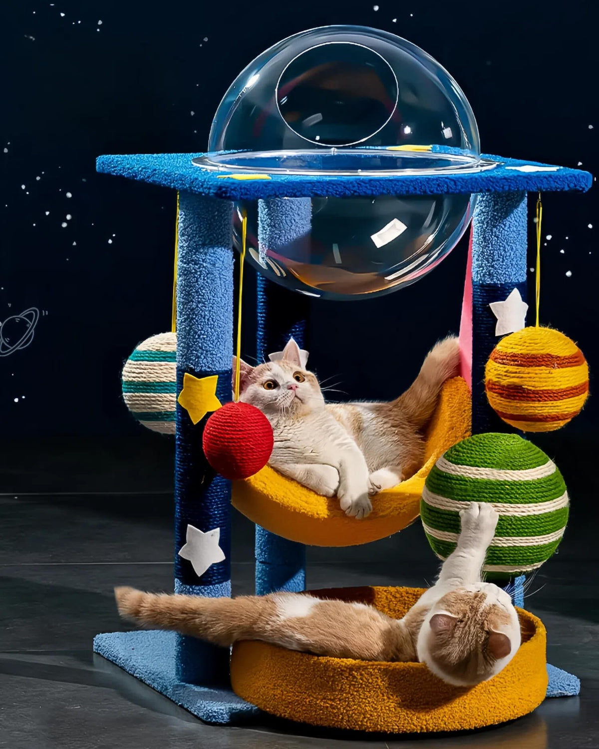 Deluxe Space Capsule Cat Climber