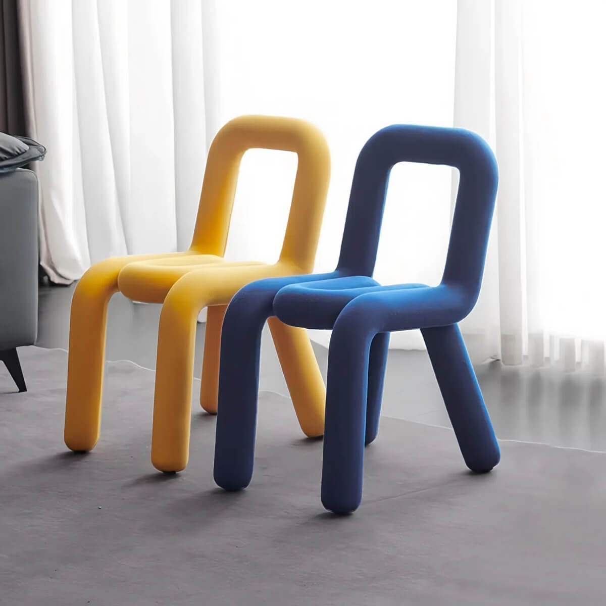 Curvy Tube Chair (Multiple Colors)