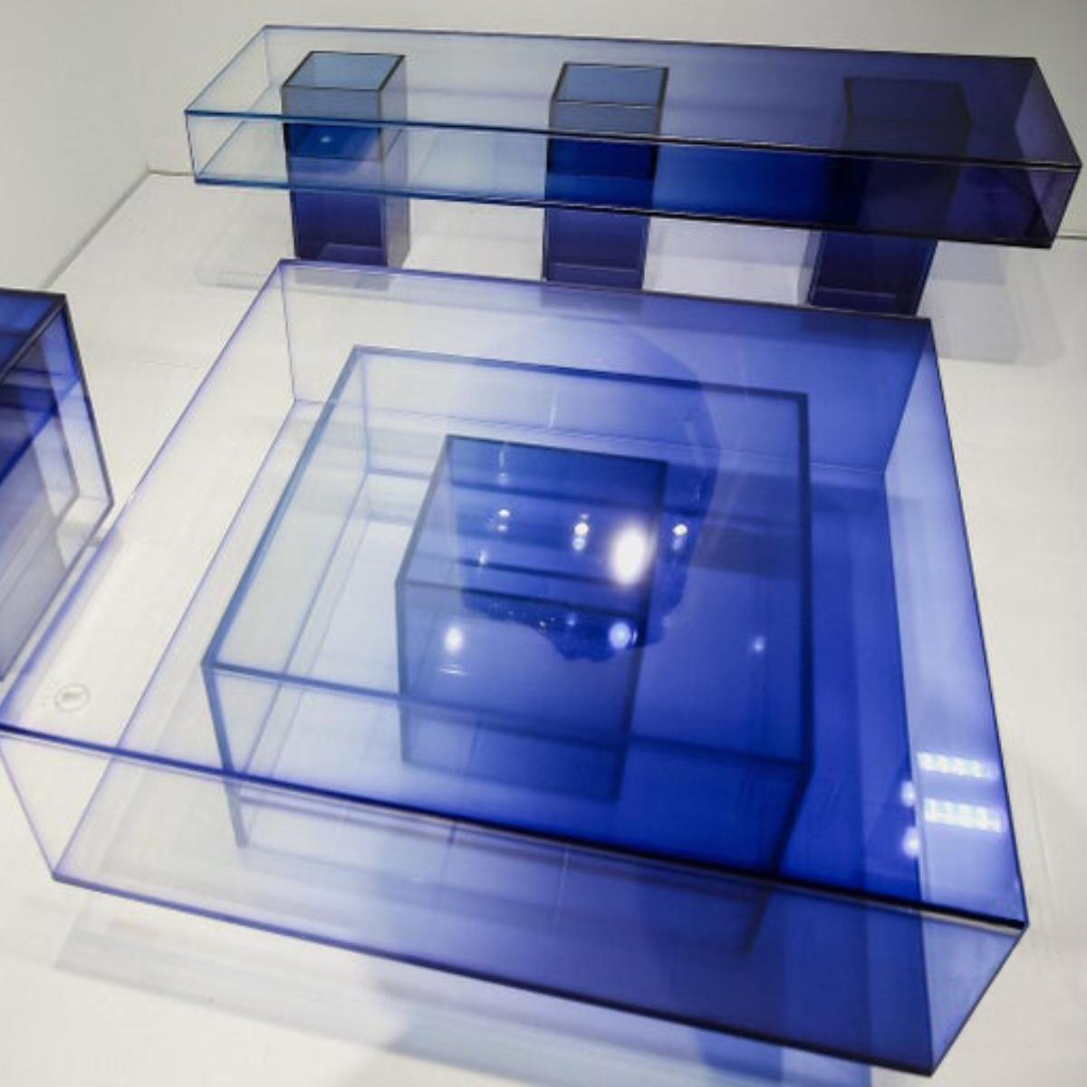 Nordic Gradient Acrylic Coffee Table