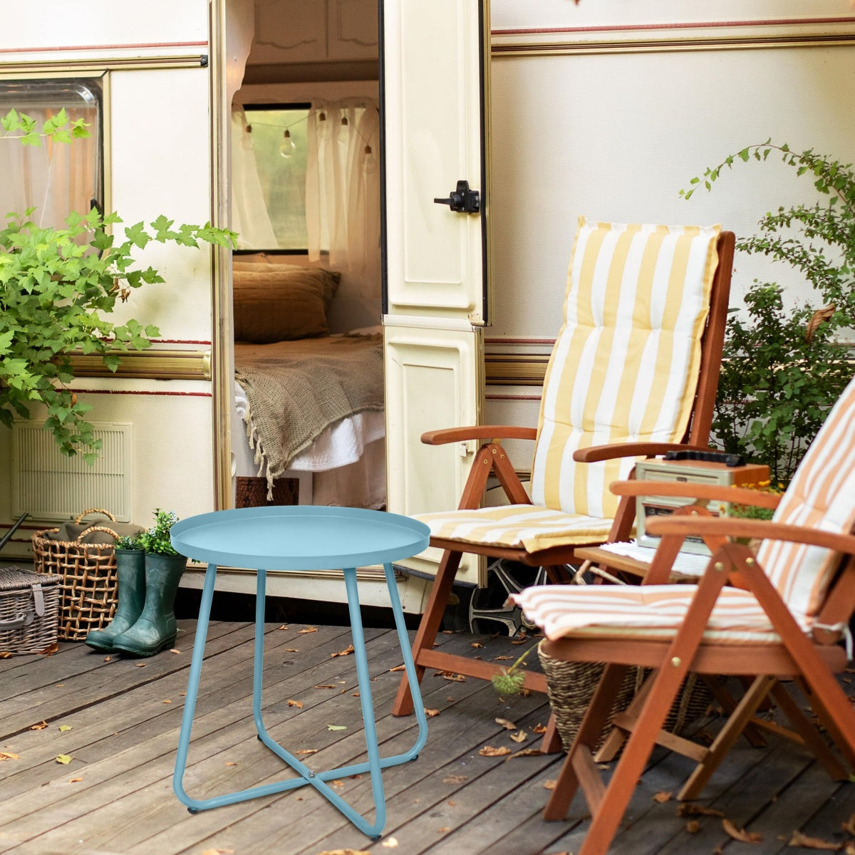 Soleil Simple Round Side Tables