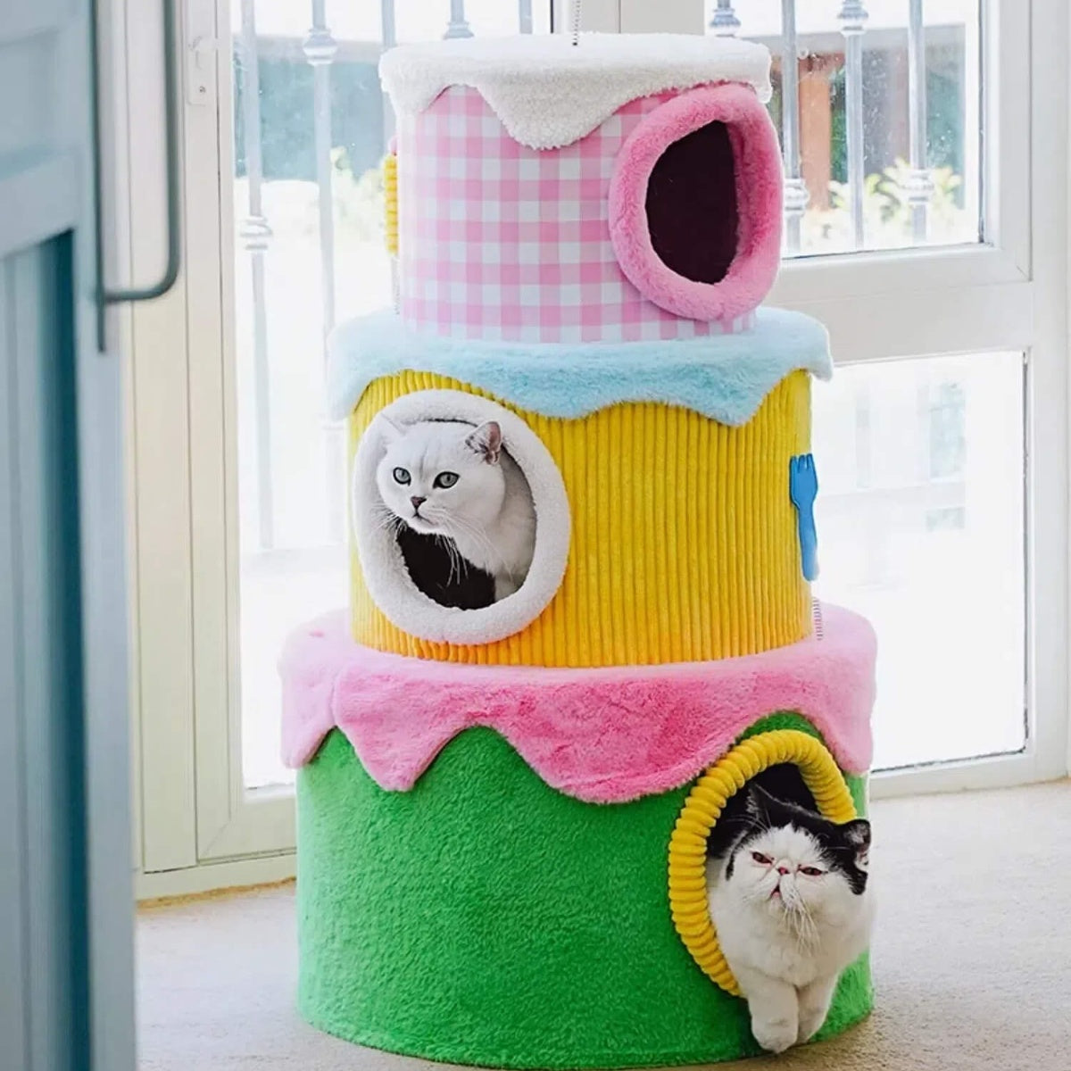Birthday Cake Cat Tree