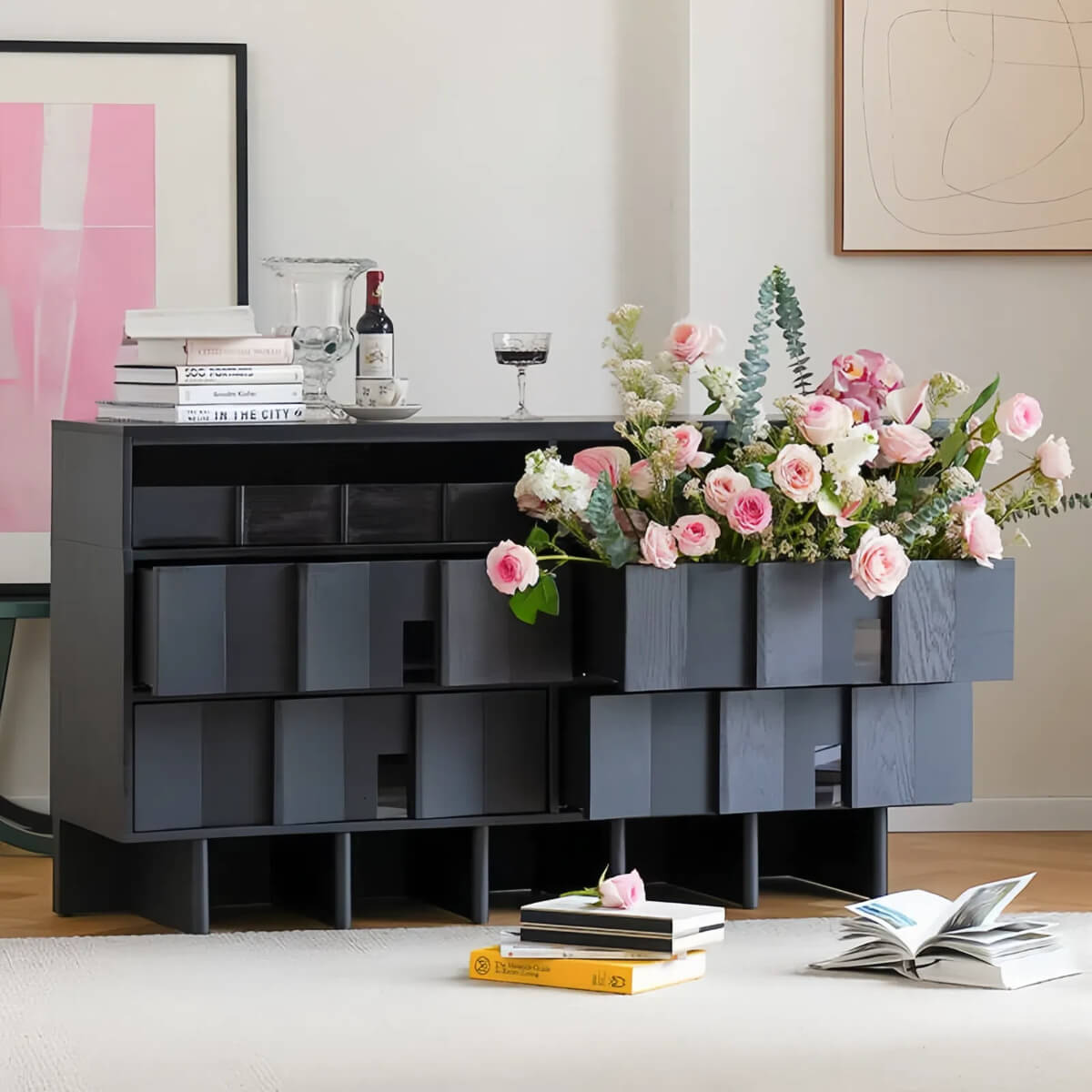 Luxe Modern Marseille Cabinet