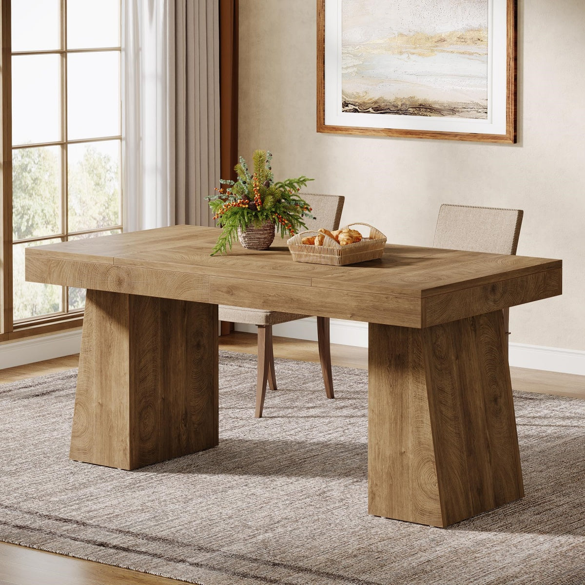 Tribesigns Mid-Century Dining Table