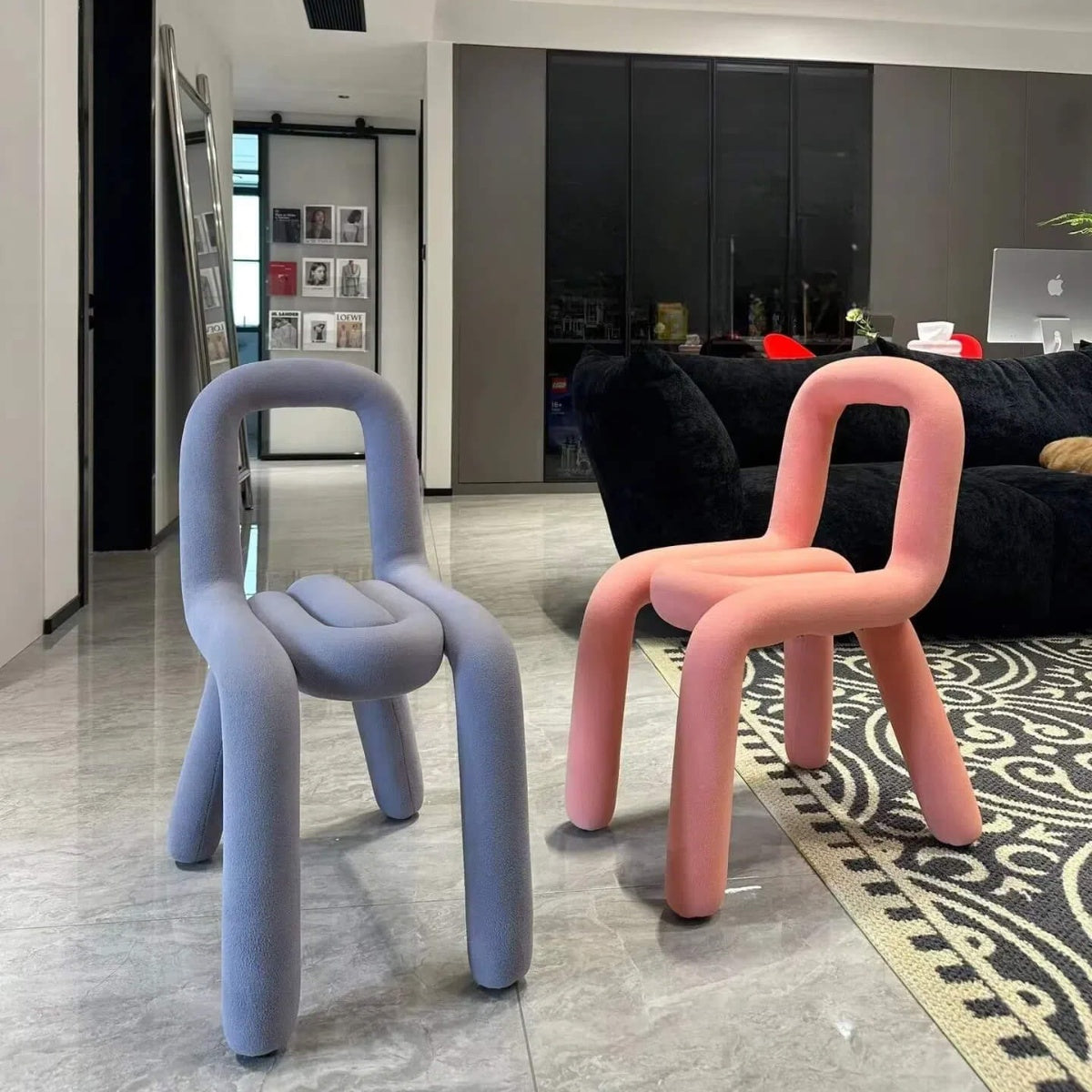 Curvy Tube Chair (Multiple Colors)