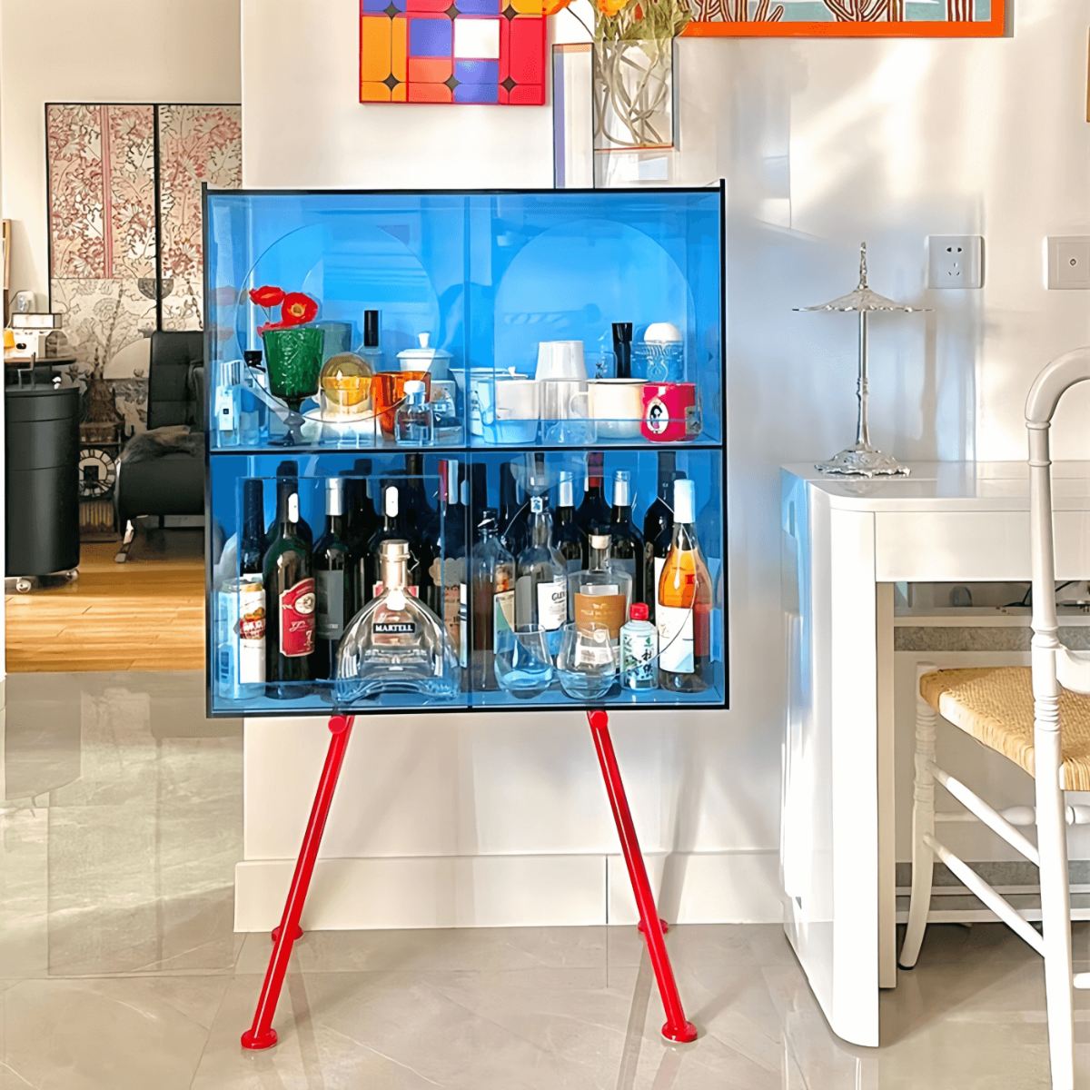 Modern Acrylic Storage Cabinet