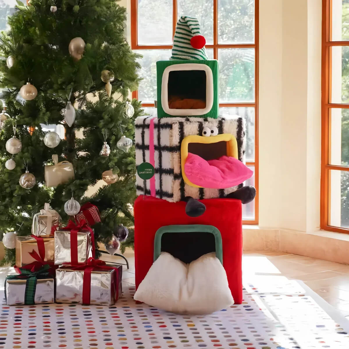 Stackable Gift Tower Cat Tree