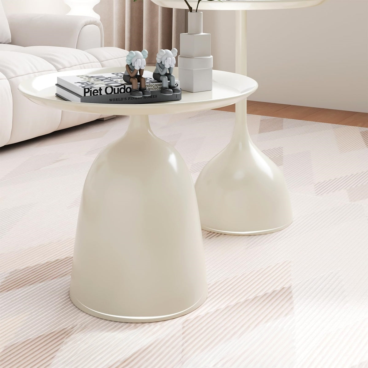 Soleil Textured Nesting Coffee Tables