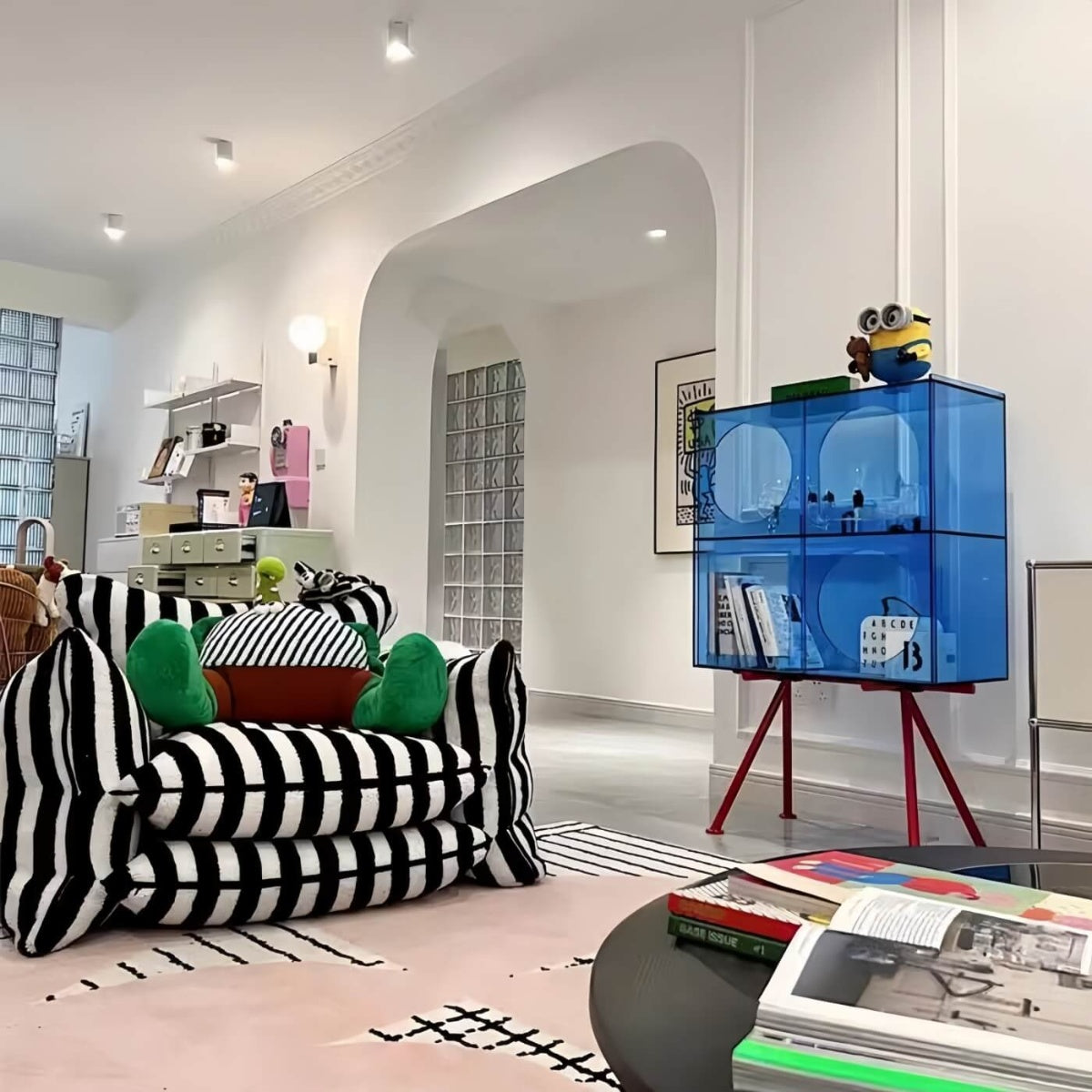 Modern Acrylic Storage Cabinet