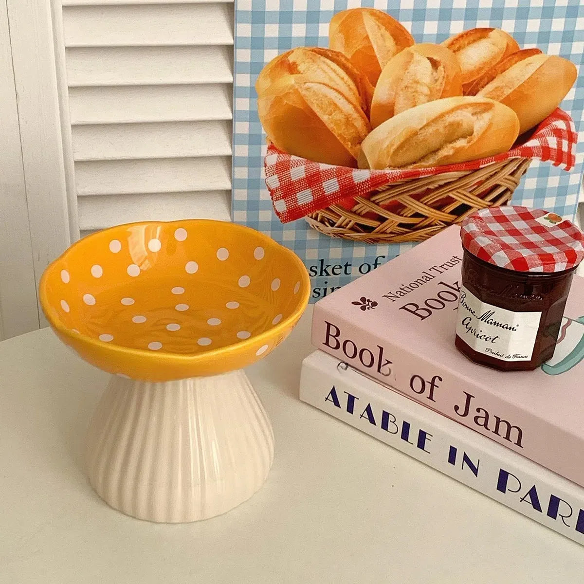 Toadstool pet bowl