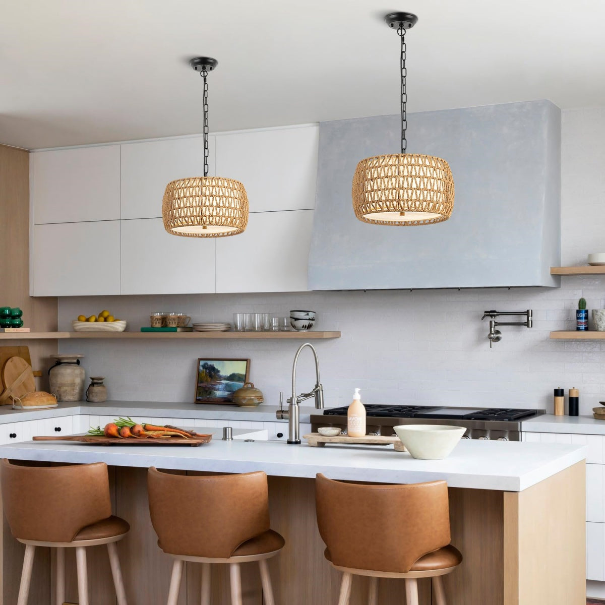 Boho Drum Pendant Light