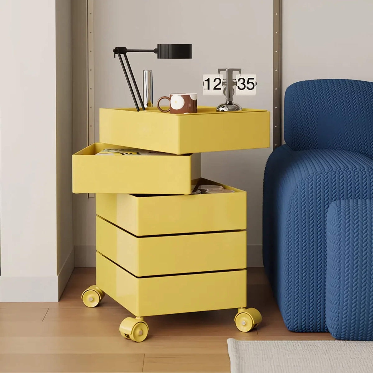 Chic Nordic Rotating Storage Cabinet