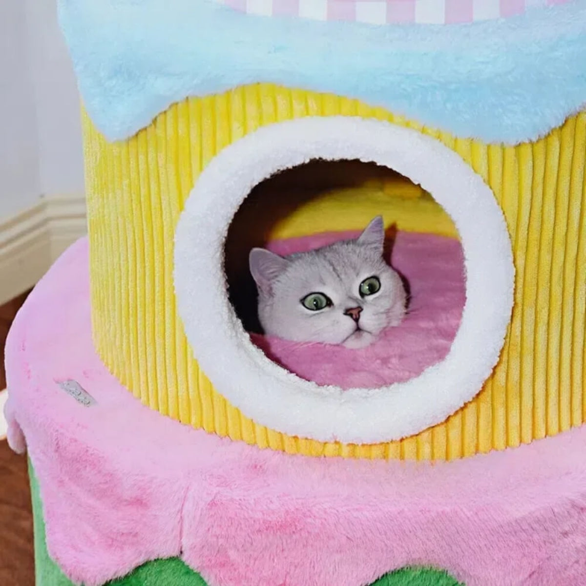 Birthday Cake Cat Tree