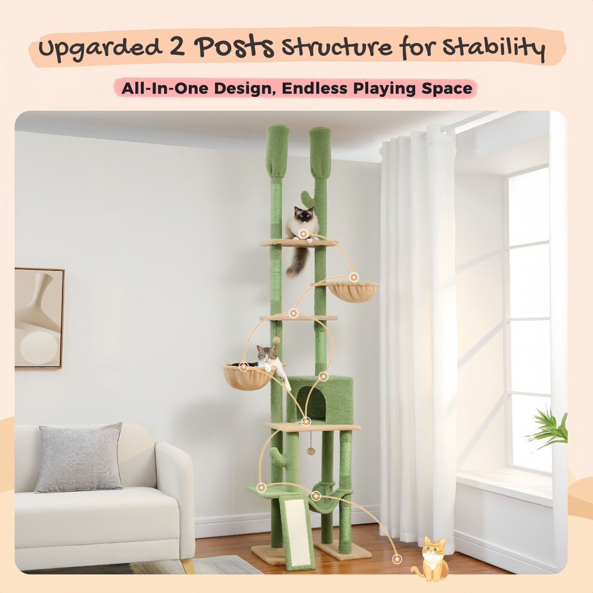 Multi-Level Cactus Cat Tree