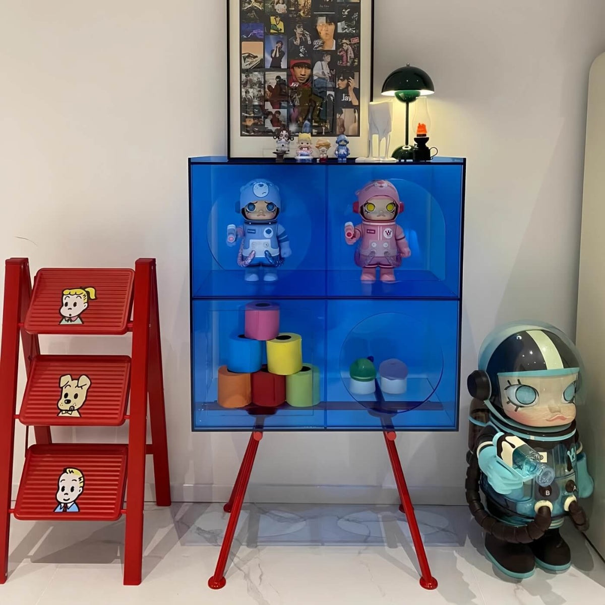 Modern Acrylic Storage Cabinet