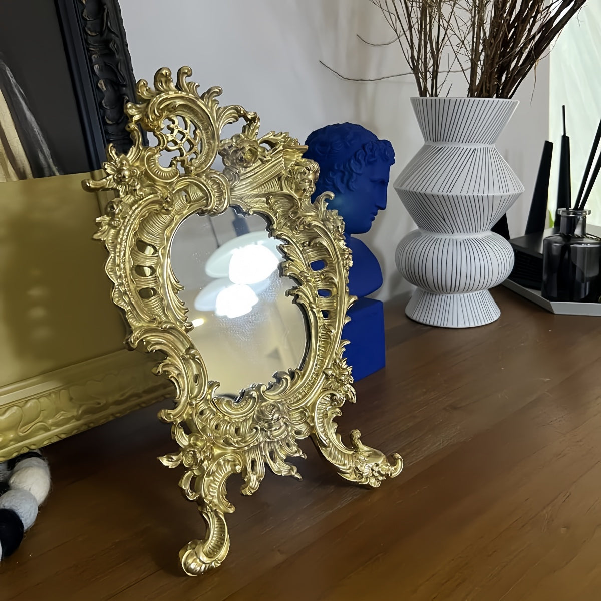 Clémence Brass Vanity Mirror