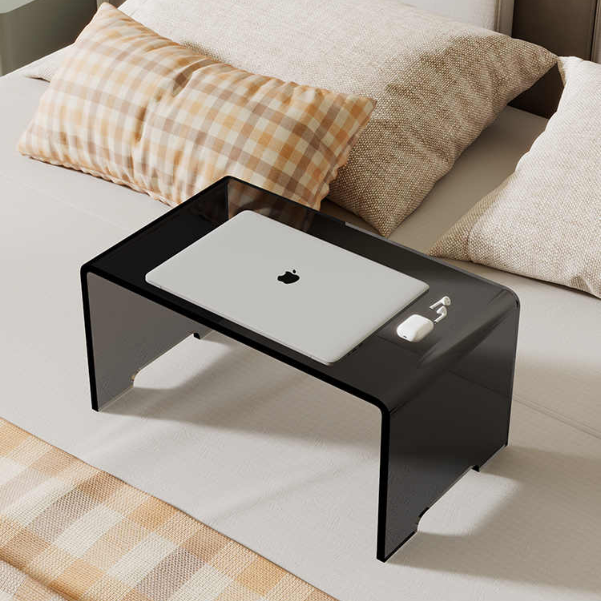 Gradient Glow Acrylic Side Table