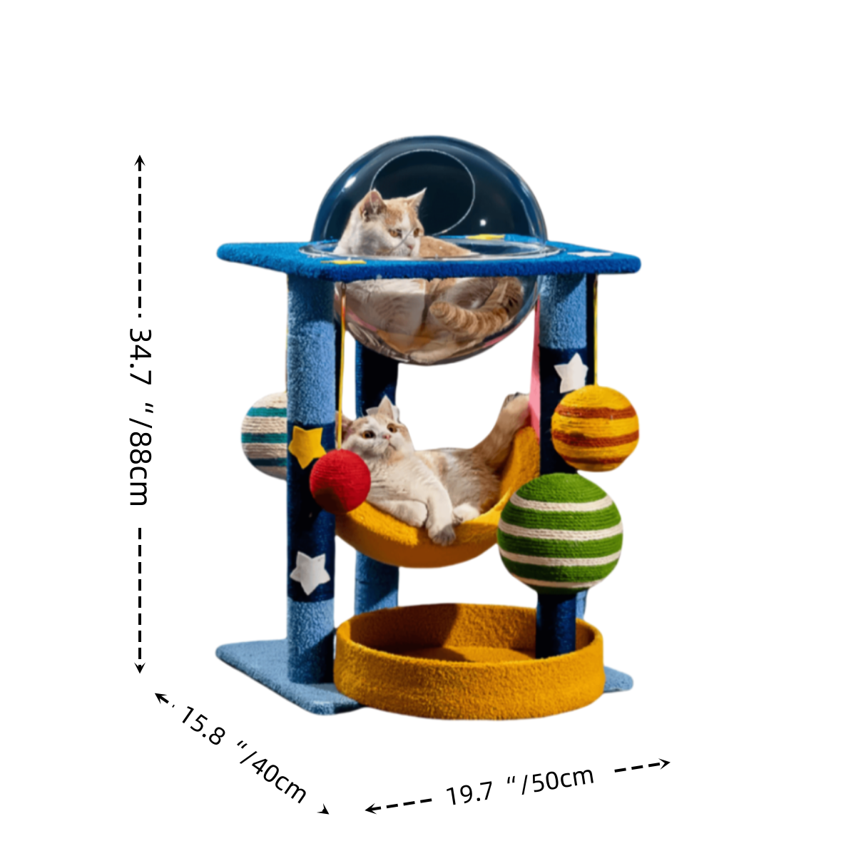 Deluxe Space Capsule Cat Climber