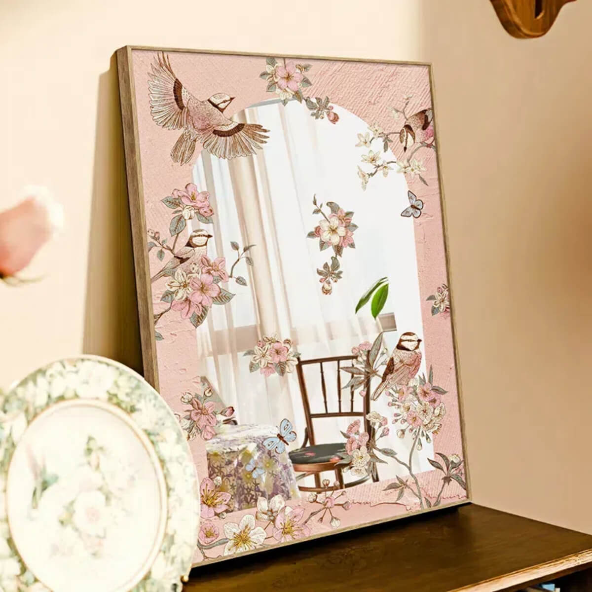 Enchanted Blossom Arch Mirror