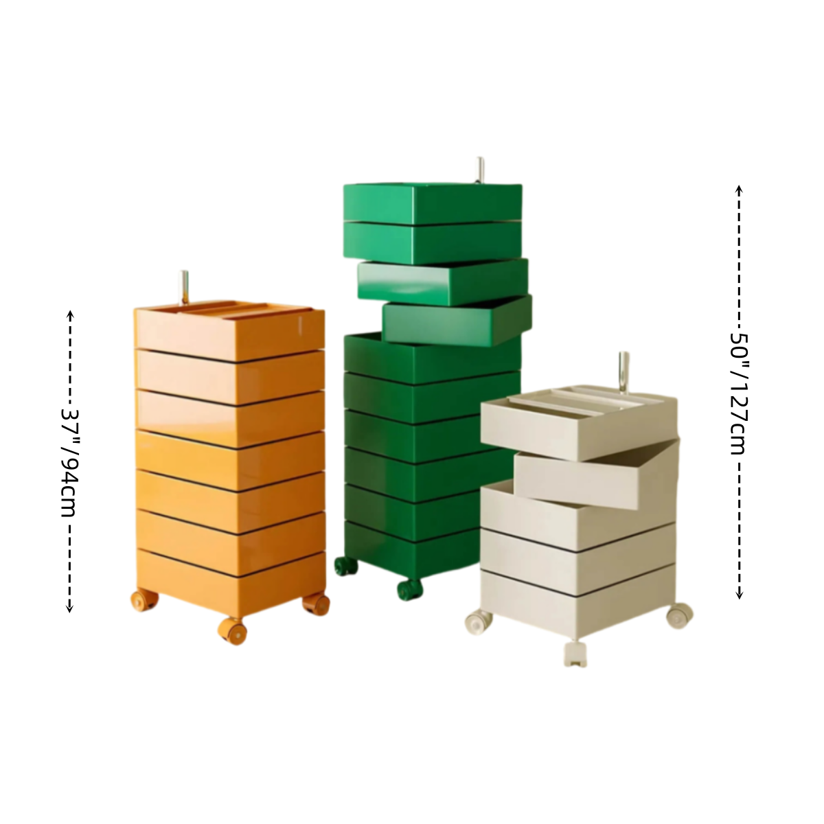 Chic Nordic Rotating Storage Cabinet