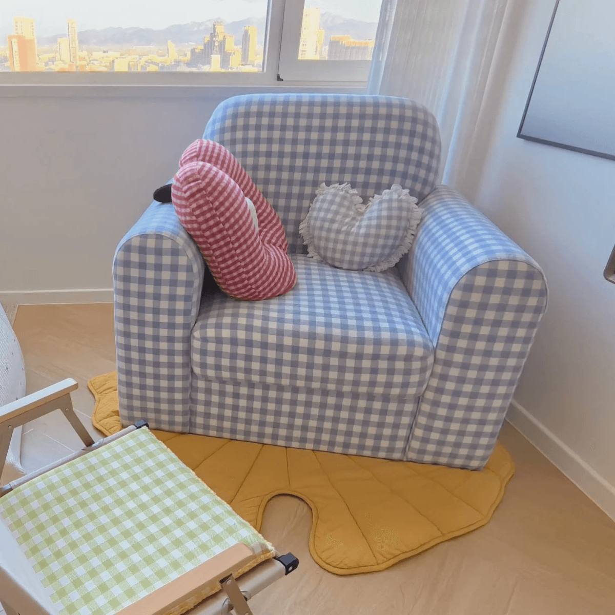 Dreamy Checkered Sofa