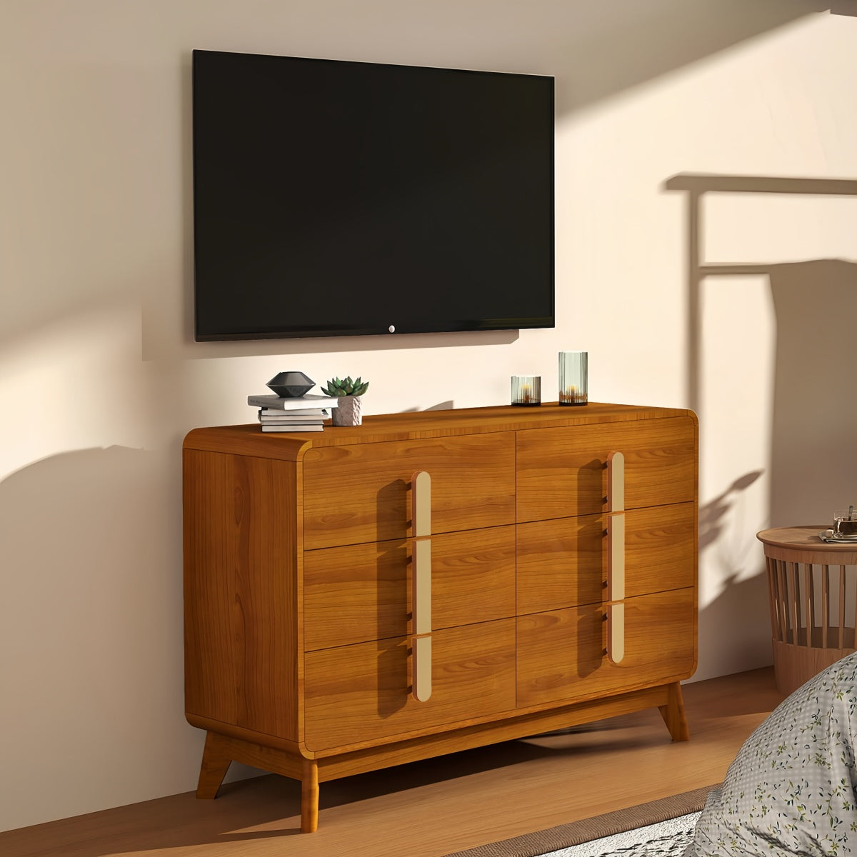 Soleil Retro Chic 6-Drawer Chest