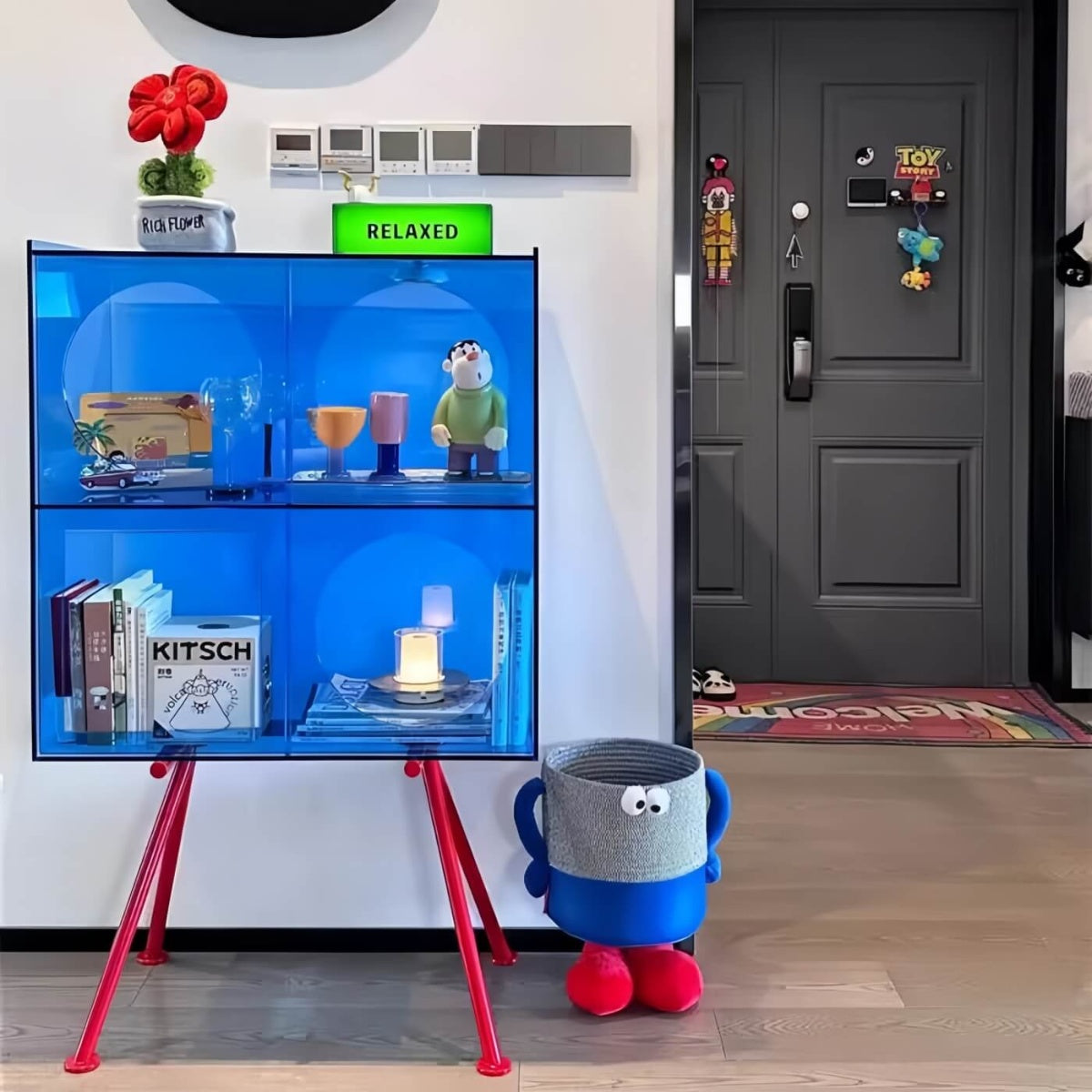 Modern Acrylic Storage Cabinet