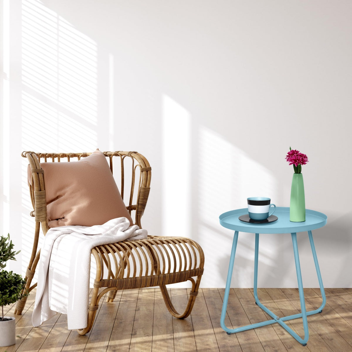 Soleil Simple Round Side Tables