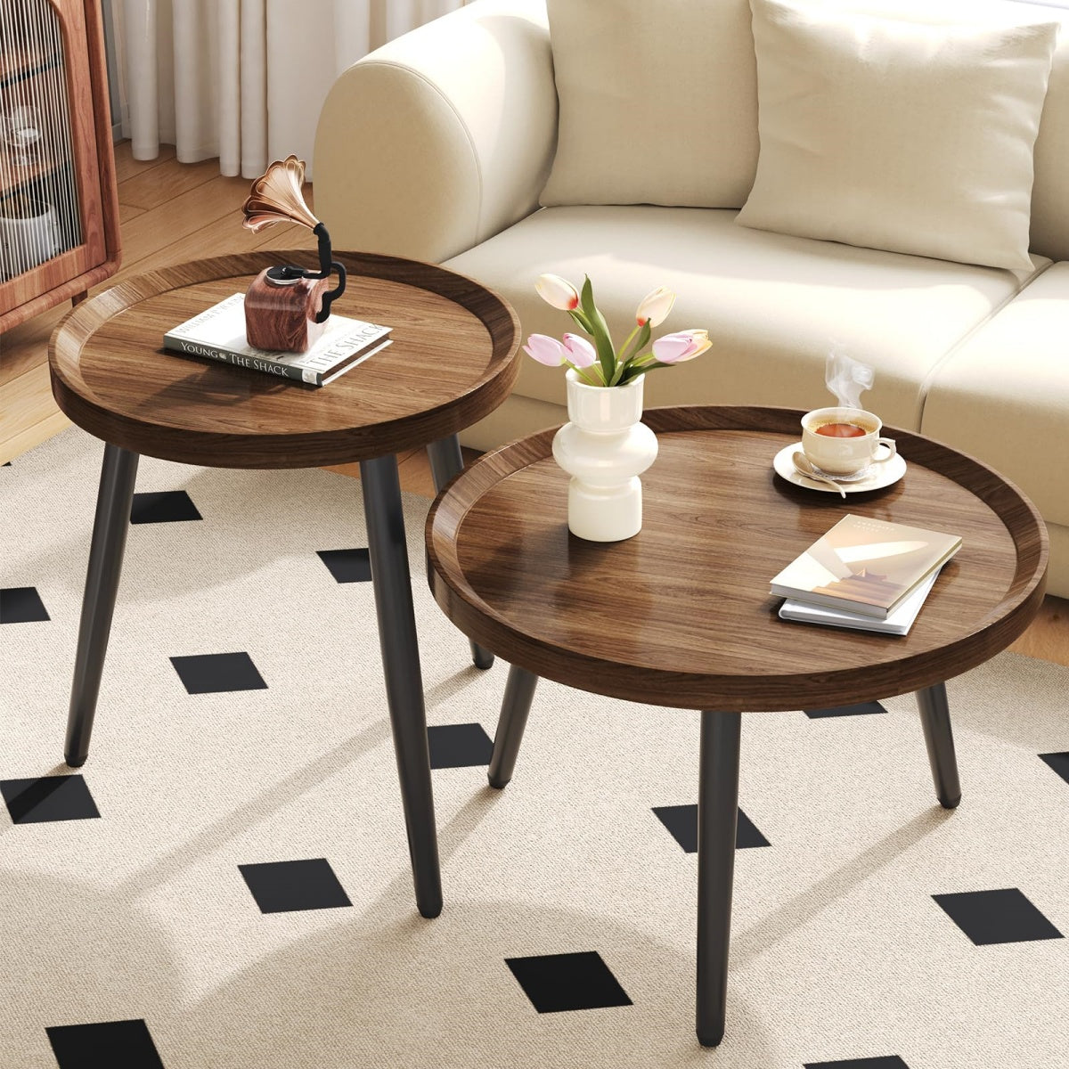 Marlo Sleek Nesting Coffee Tables
