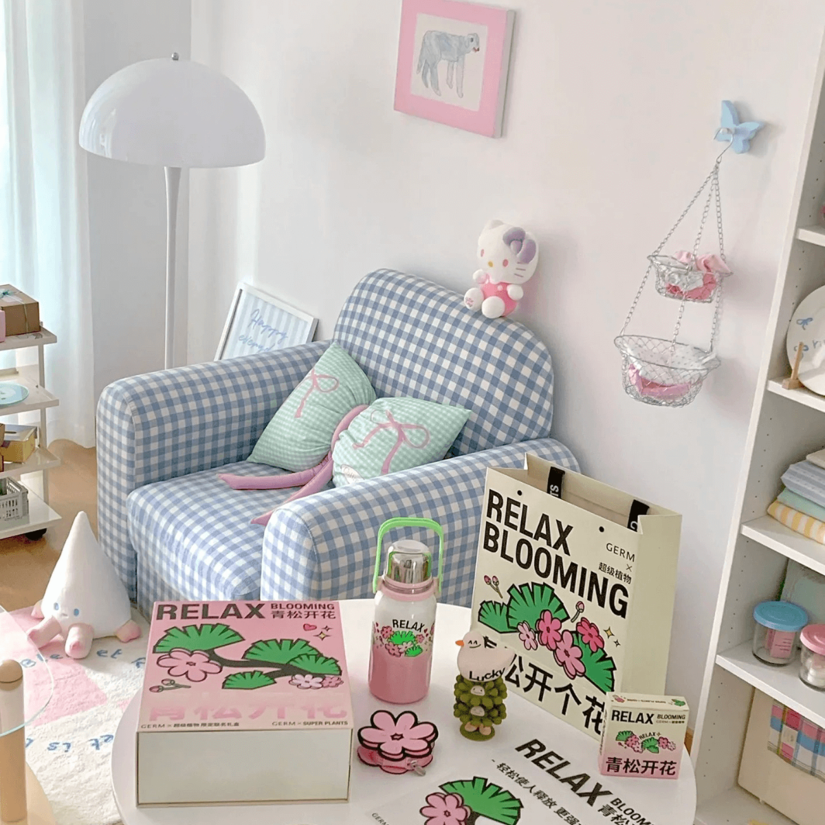 Dreamy Checkered Sofa