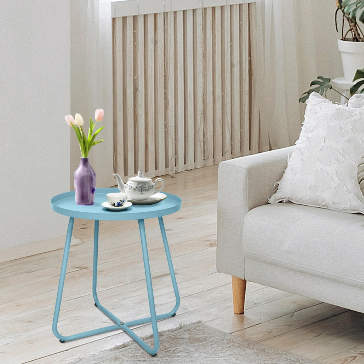 Soleil Simple Round Side Tables