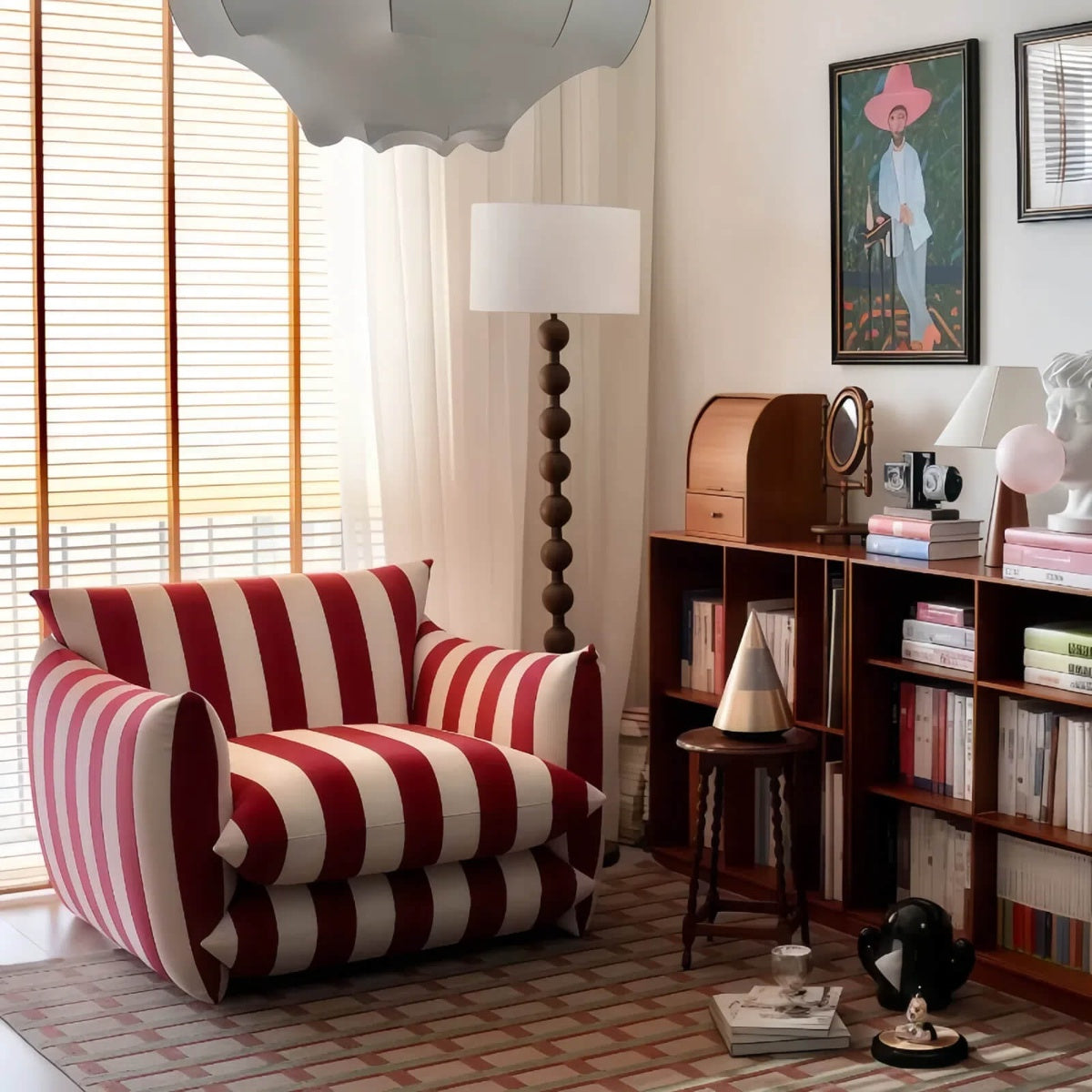 Retro Stripes Sofa (Multiple Colors)