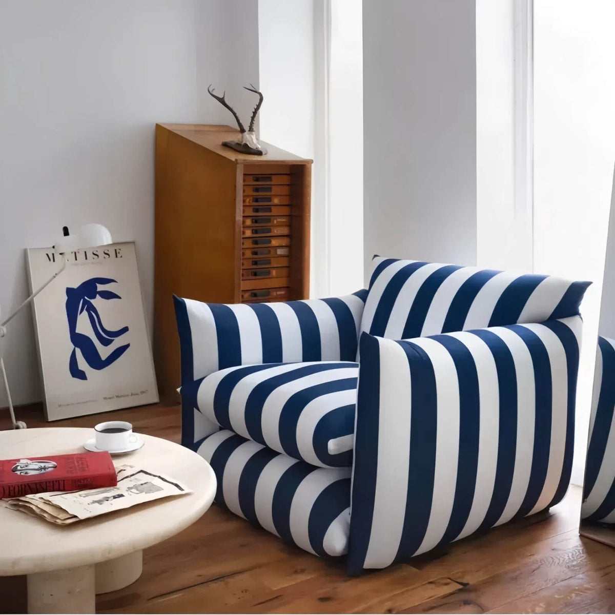 Retro Stripes Sofa (Multiple Colors)