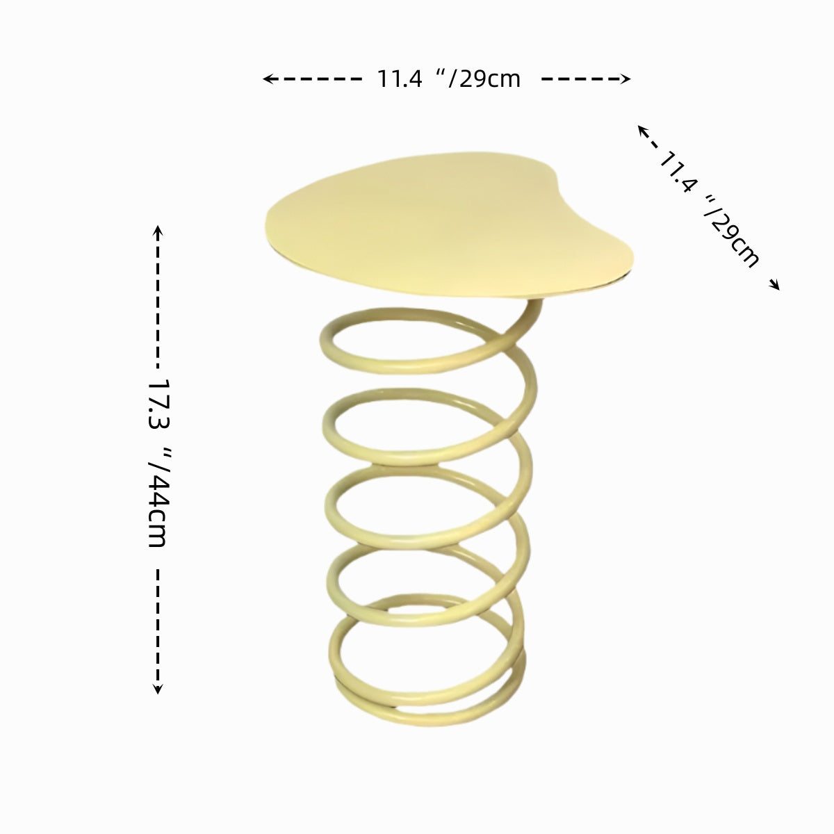Spring Spiral Coffee Table (Multiple Colors)
