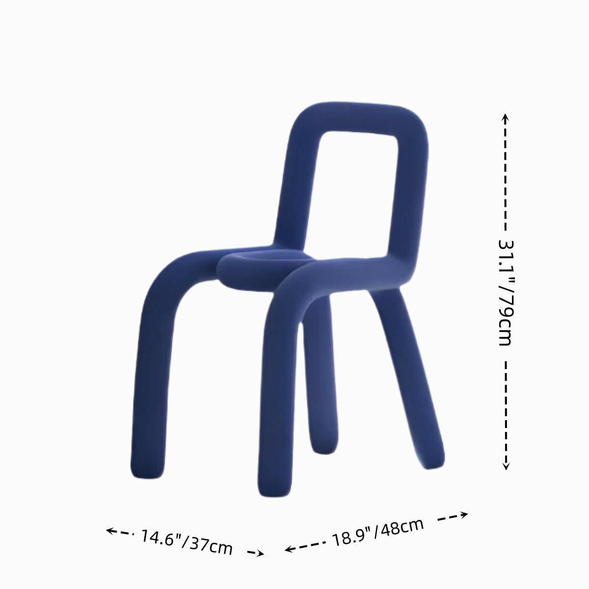 Curvy Tube Chair (Multiple Colors)