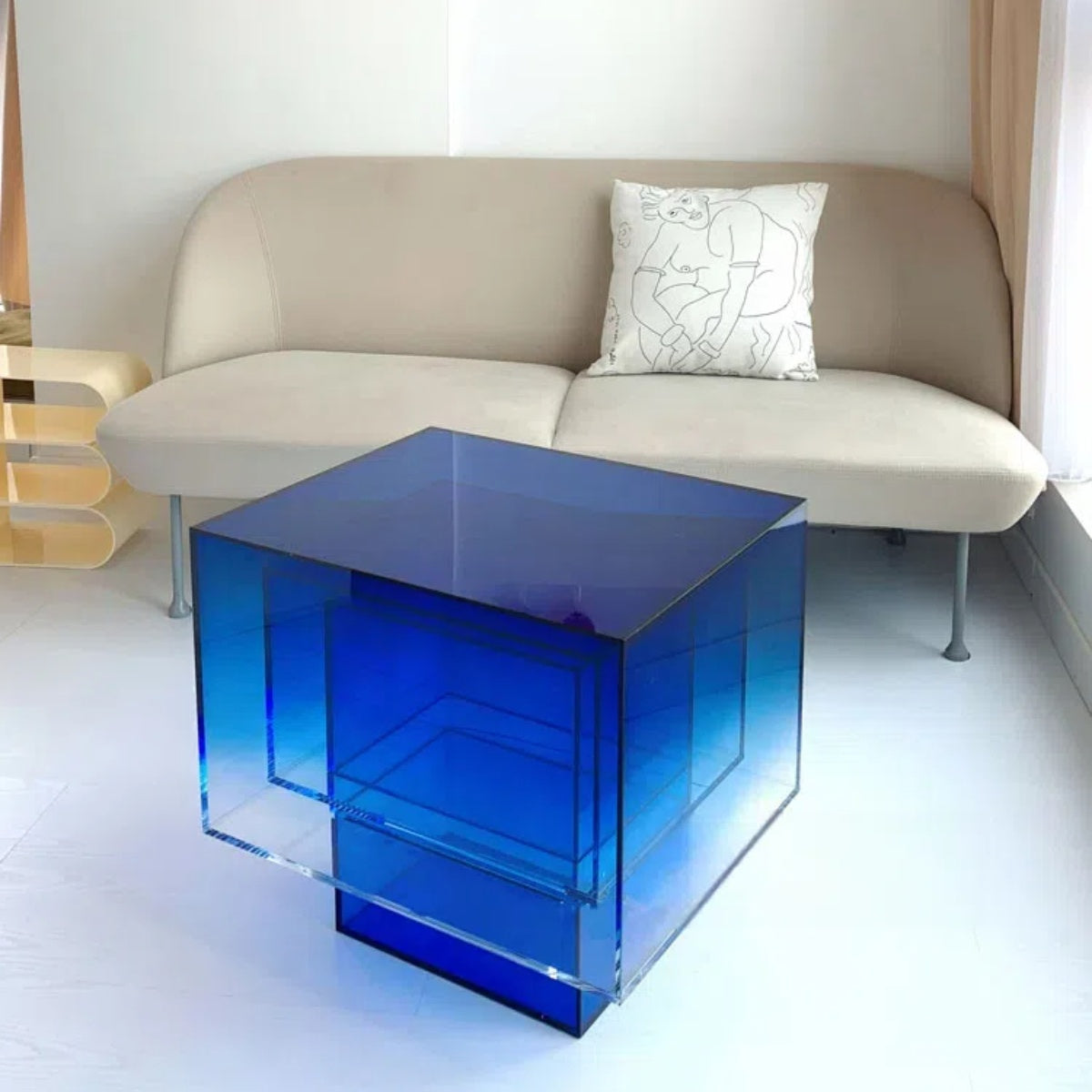 Nordic Gradient Acrylic Coffee Table