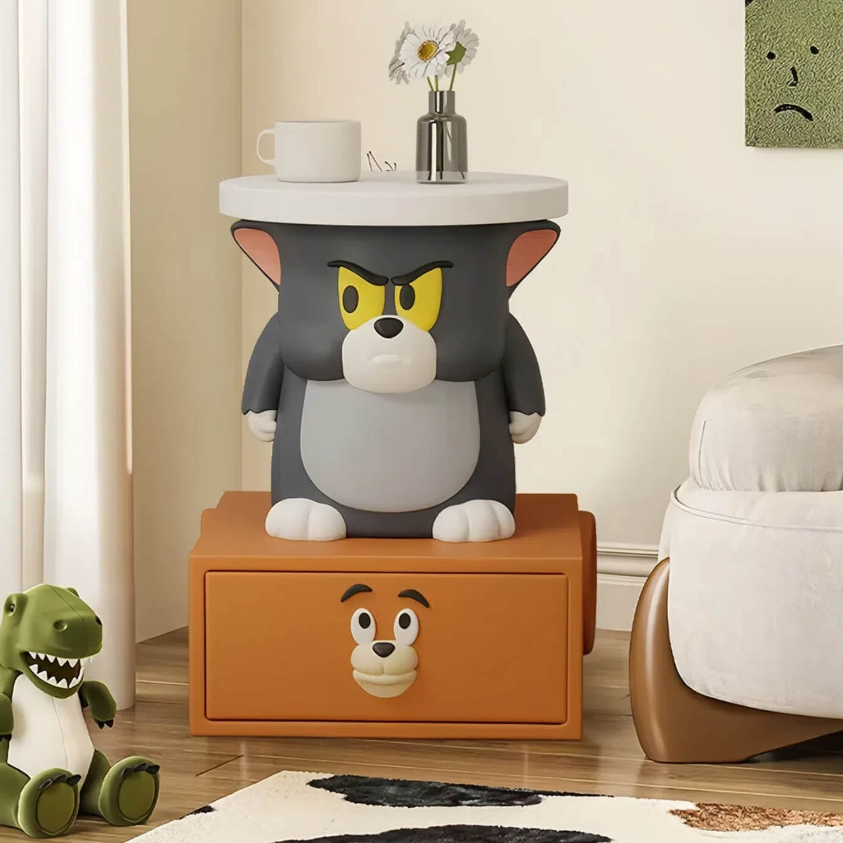 Mischief Side Table - Tom & Jerry inspired