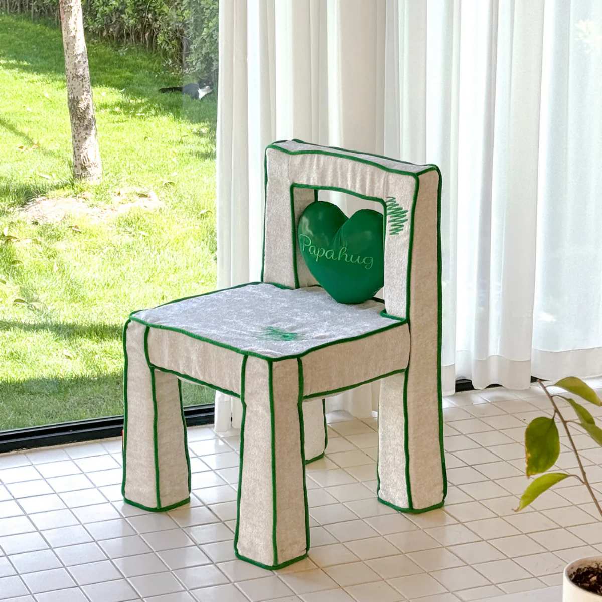Heart-Shaped Cartoon Chair