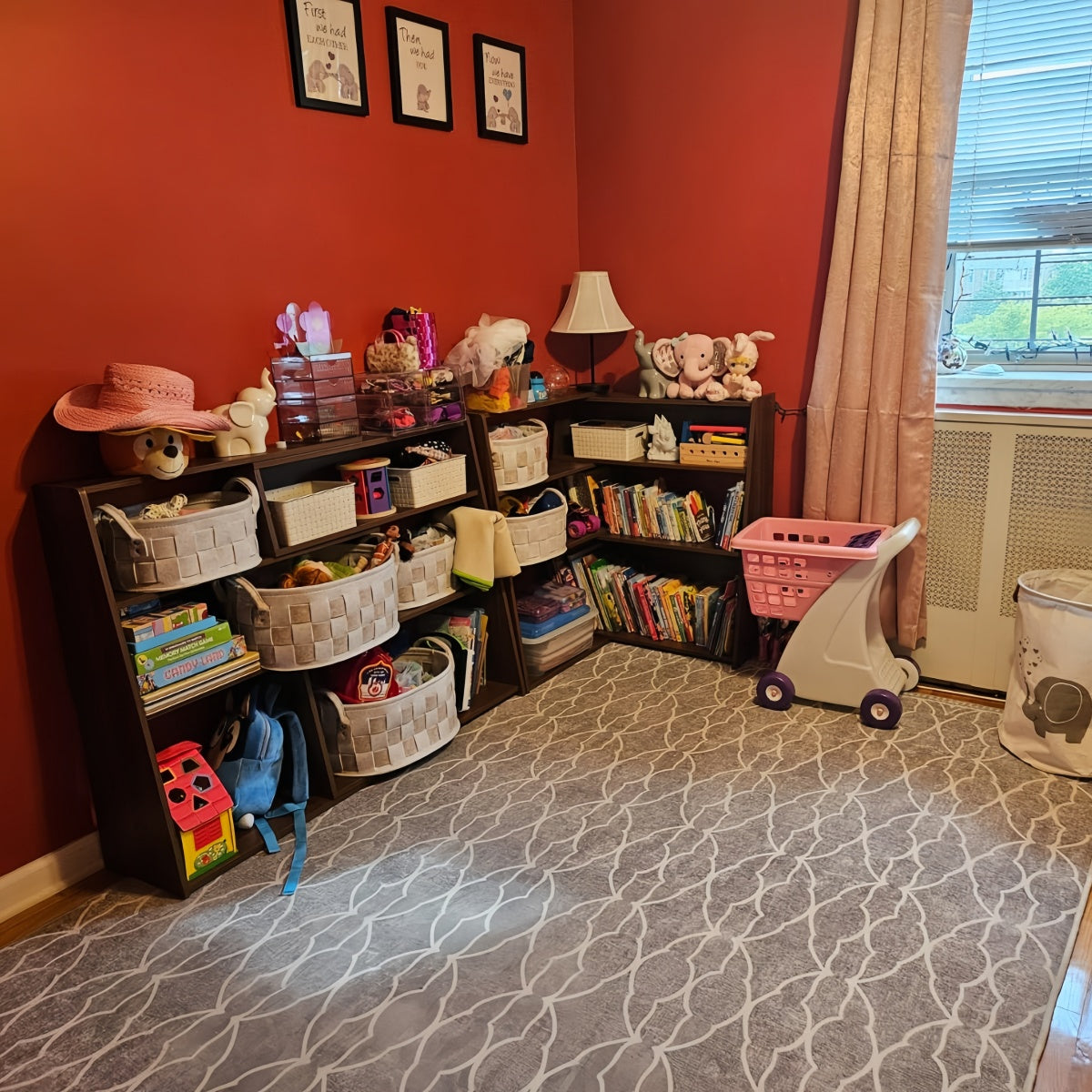 Modular Walnut Bookshelf