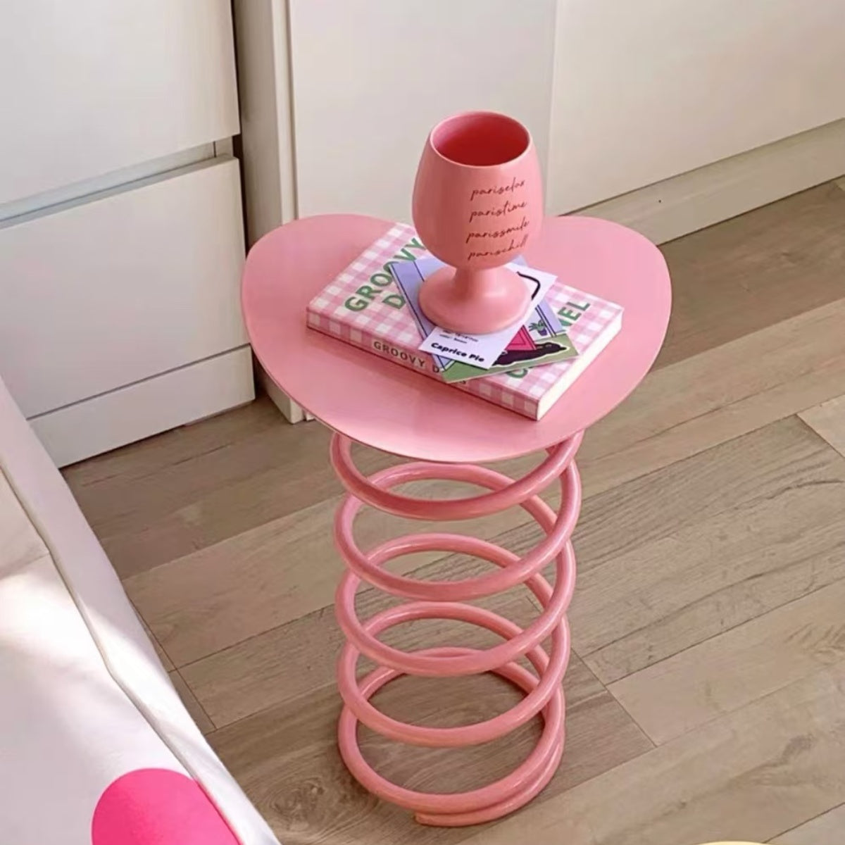 Spring Spiral Coffee Table (Multiple Colors)