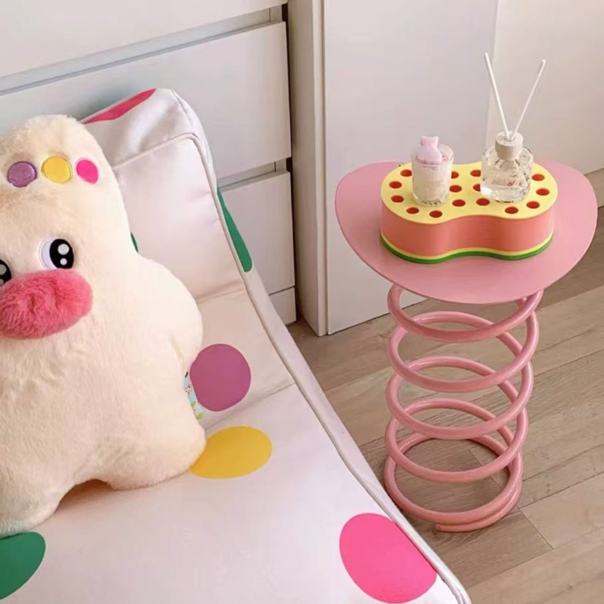 Spring Spiral Coffee Table (Multiple Colors)