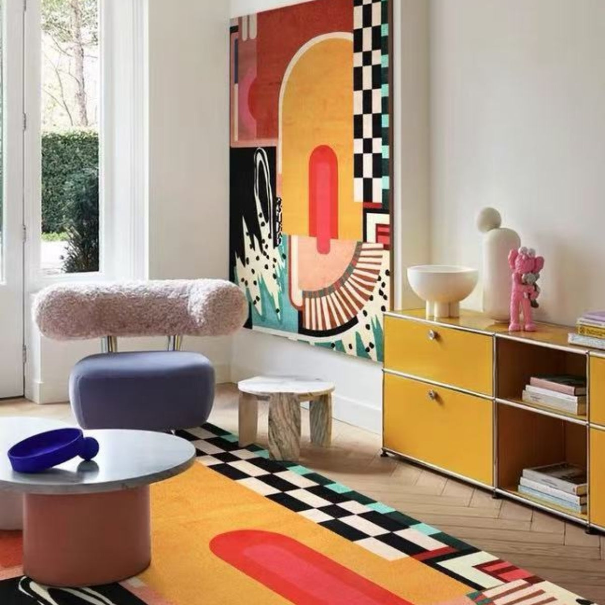 Dopamine Series Abstract Rug