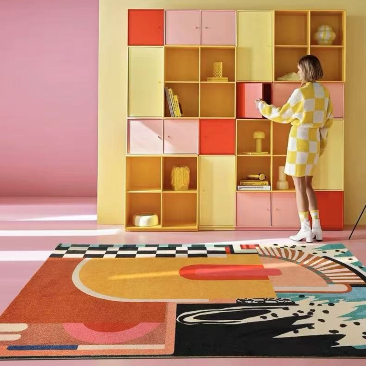 Dopamine Series Abstract Rug