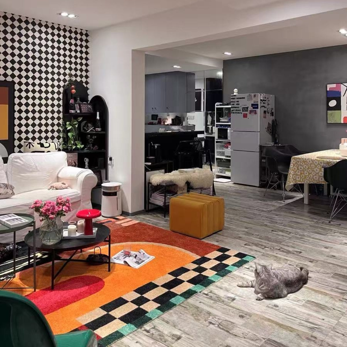 Dopamine Series Abstract Rug