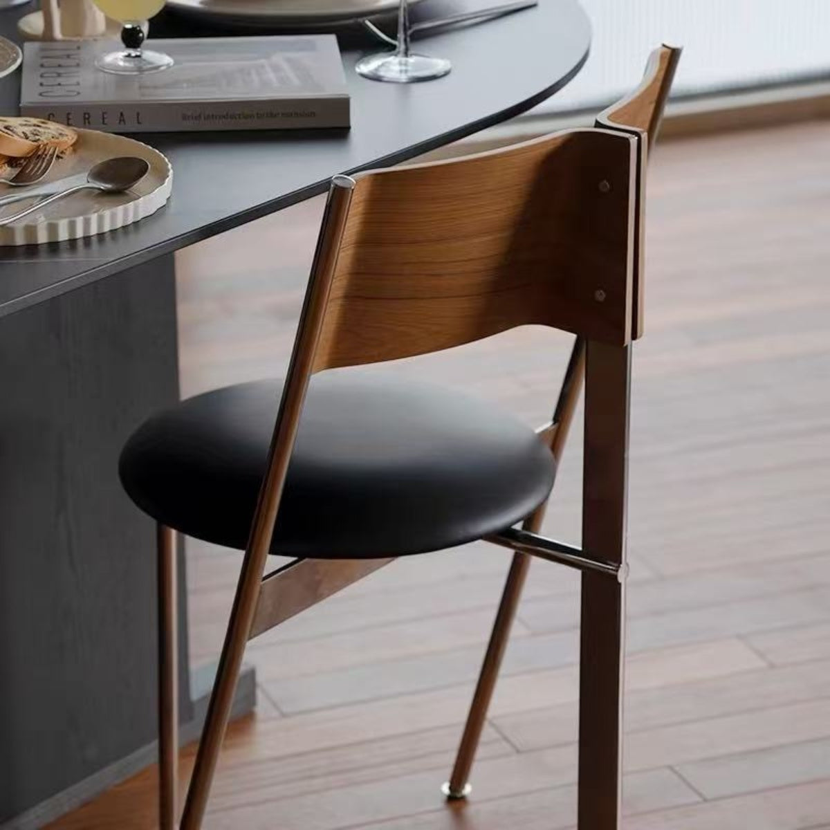 Sleek Retro Modern Dining Chair