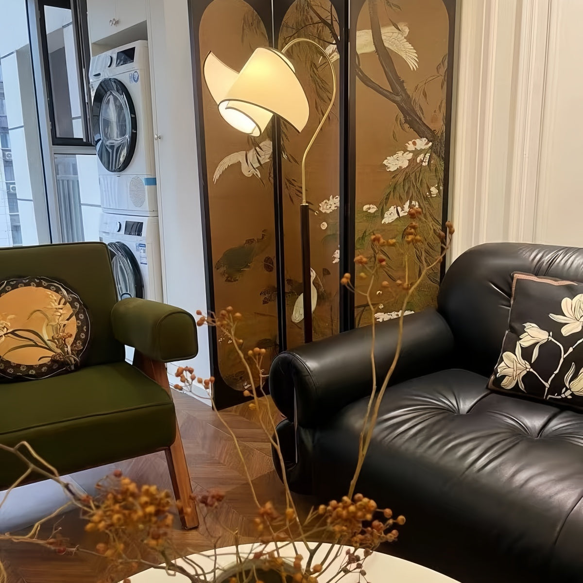 Mid-Century French-Inspired Floor Lamp