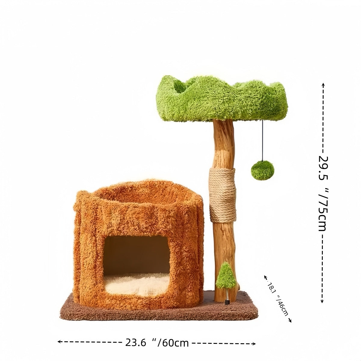 Tree Trunk Cat Tower