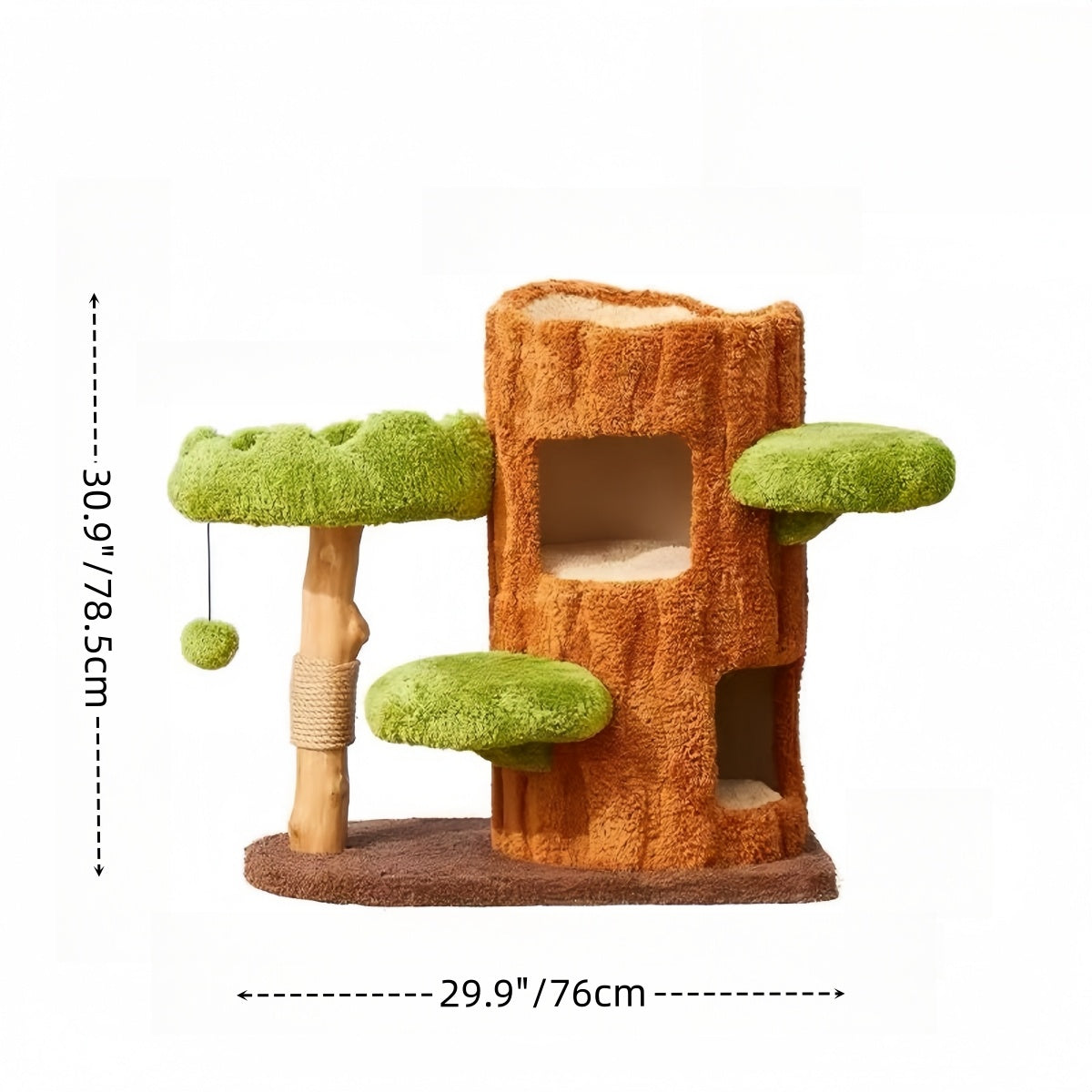 Tree Trunk Cat Tower