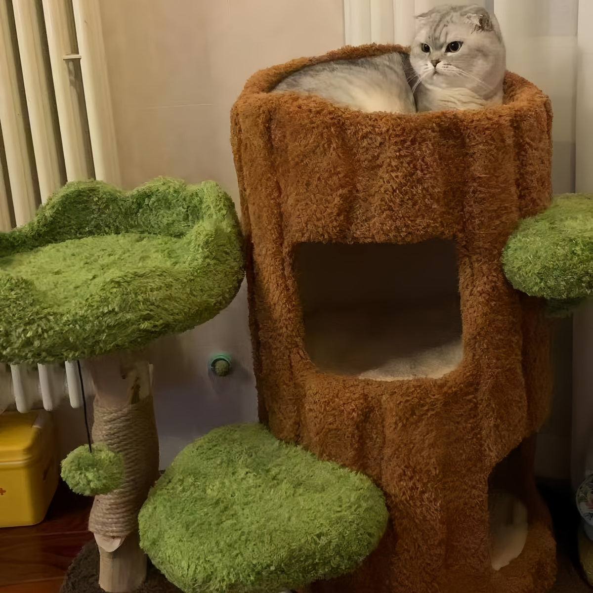 Tree Trunk Cat Tower